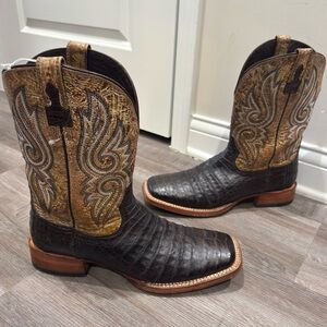 Ariat Relentless Denton Exotic Caiman Belly Western Boots